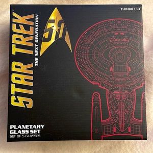 Star Trek Planetary Glass Set